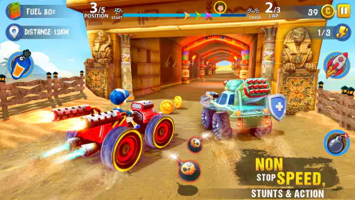 Mini Juego de Auto de Carreras screenshot