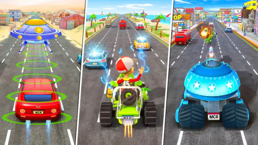 Mini Juego de Auto de Carreras screenshot