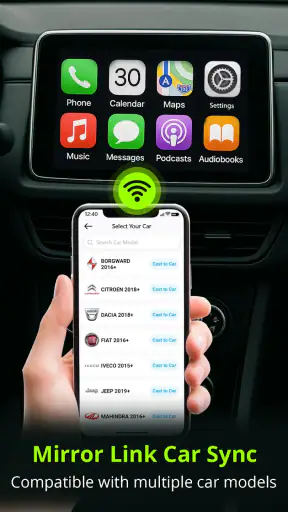 Mirror Link pantalla del coche screenshot