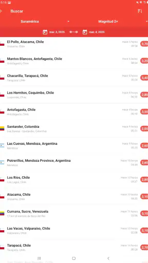 Mis Alertas de Terremotos Pro screenshot
