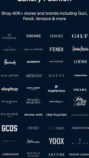 ModeSens: Purchase Assistant screenshot