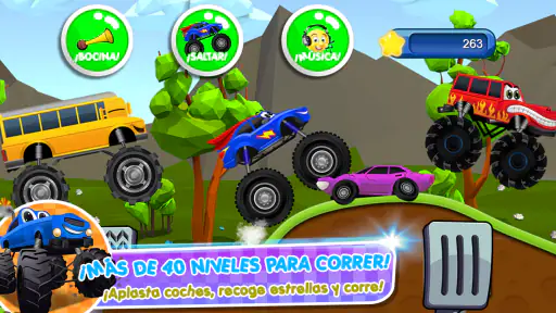 Monster Trucks Game for Kids 2 screenshot