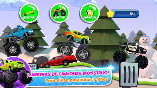 Monster Trucks Game for Kids 2 screenshot