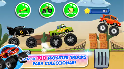 Monster Trucks Game for Kids 2 screenshot