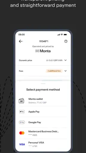 Monta Charge screenshot