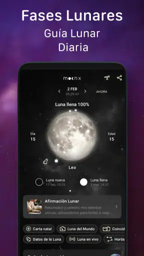 Moon Phase Calendar - MoonX screenshot