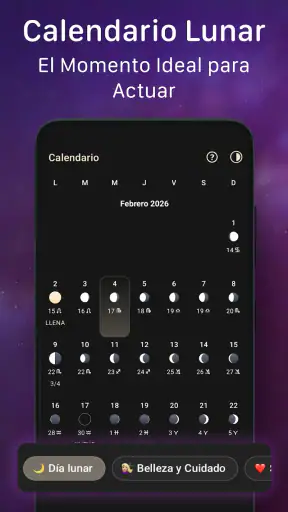 Moon Phase Calendar - MoonX screenshot