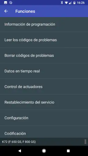 MotoScan para motocicletas BMW screenshot