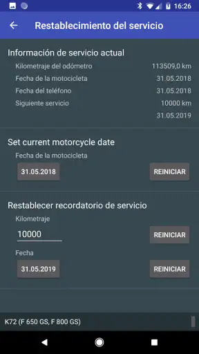 MotoScan para motocicletas BMW screenshot