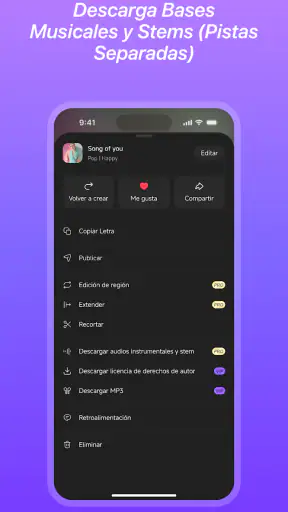 Mureka - Música con IA screenshot