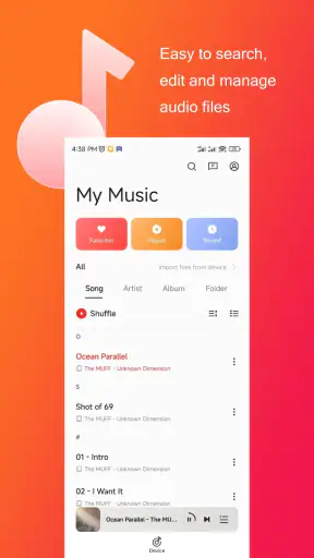 Música screenshot