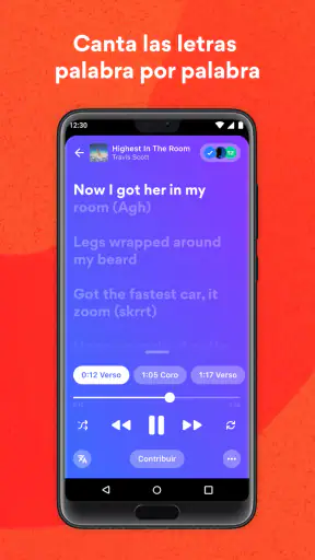 Musixmatch screenshot