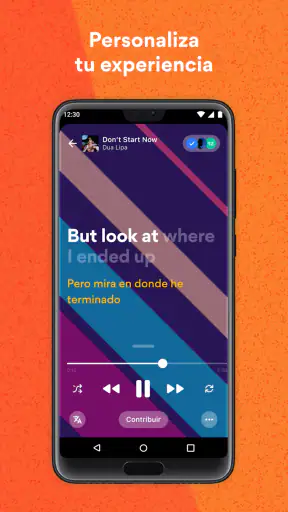 Musixmatch screenshot