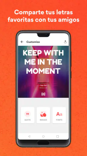 Musixmatch screenshot
