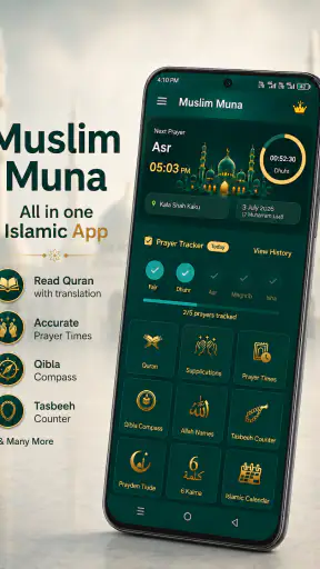 Muslim Muna Corán Oración Azan screenshot