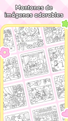 My Cute Friends Libro Colorear screenshot