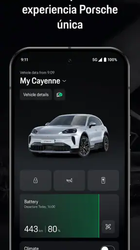 My Porsche screenshot