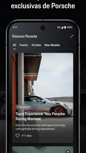 My Porsche screenshot