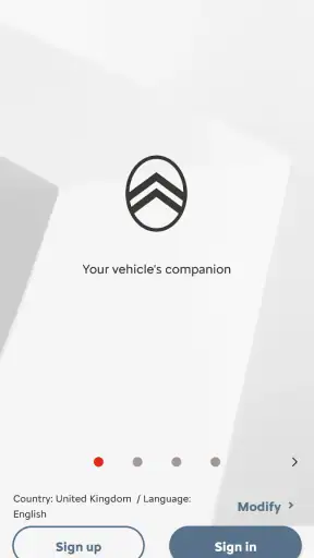 MyCitroën screenshot