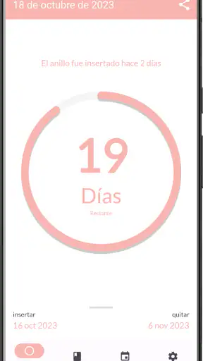 MyRing - anillo anticonceptivo screenshot
