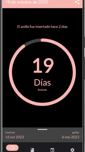 MyRing - anillo anticonceptivo screenshot