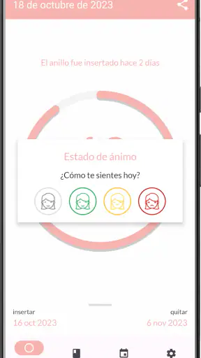MyRing - anillo anticonceptivo screenshot