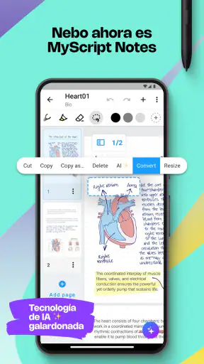 MyScript Notes (Nebo) screenshot