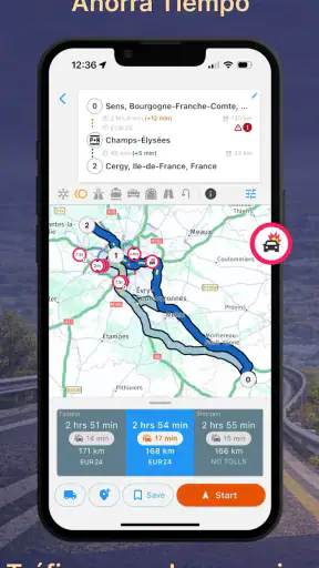 Navegación GPS Offline y Mapas screenshot