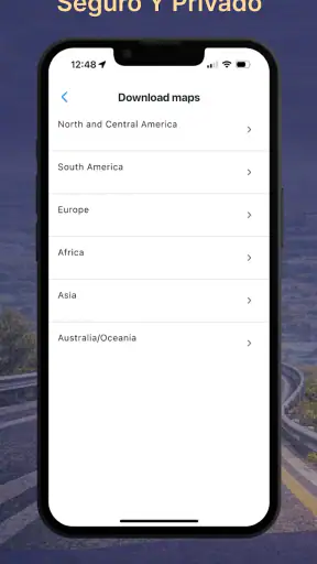 Navegación GPS Offline y Mapas screenshot