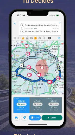 Navegación GPS Offline y Mapas screenshot