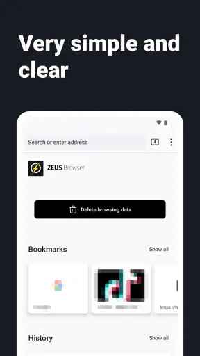 Navegador de Internet - ZEUS screenshot