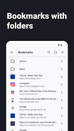 Navegador de Internet - ZEUS screenshot