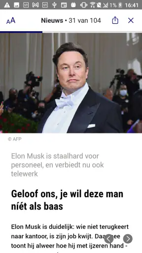 Nieuwsblad Krant screenshot