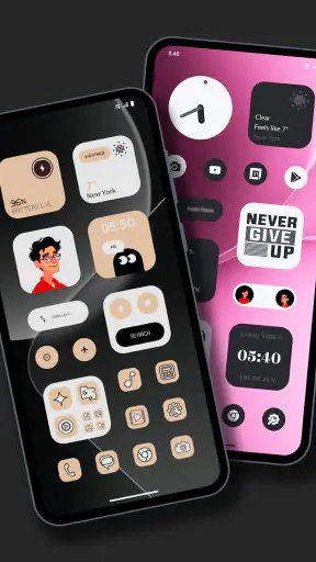 Nil Launcher - Theme, Folder screenshot