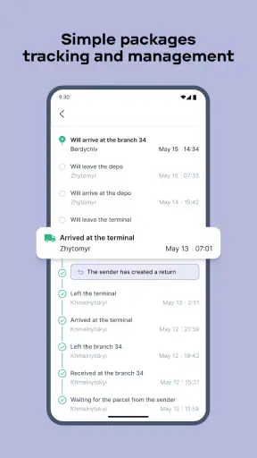 Nova Post screenshot