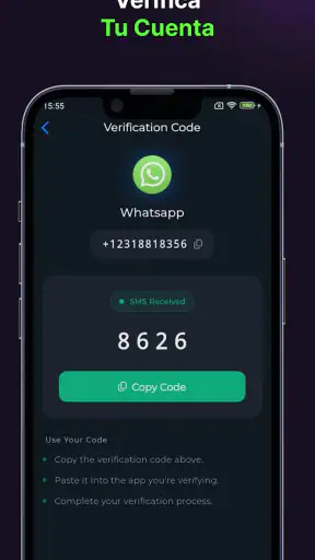 Número Virtual SMS - SmsCode screenshot