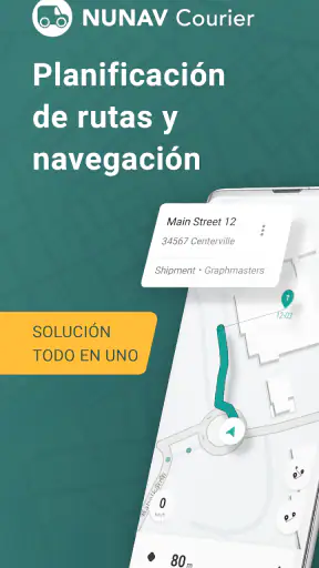 NUNAV Courier screenshot
