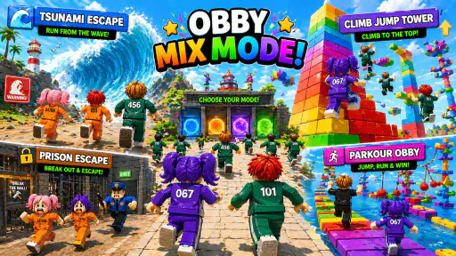 Obby World: Parkour Escape screenshot