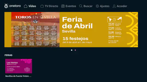 Onetoro TV - Android TV screenshot