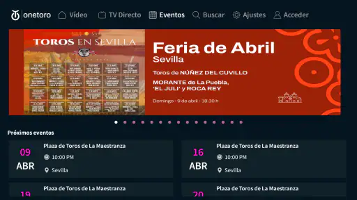 Onetoro TV - Android TV screenshot