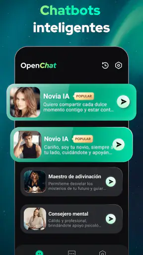 Open Chat - Aplicación IA Bot screenshot
