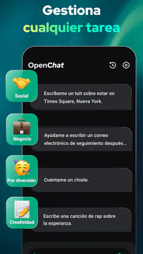 Open Chat - Aplicación IA Bot screenshot