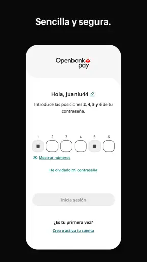 Openbank Pay screenshot