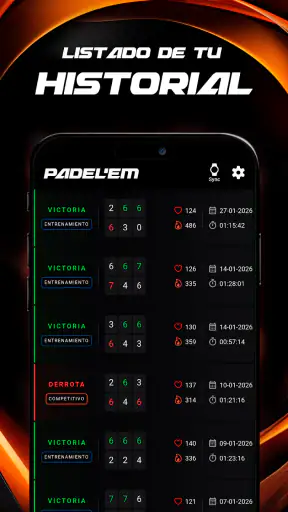 PADEL'EM - Marcador de padel screenshot