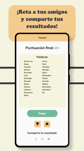 Palabras encadenadas. Wordchy screenshot