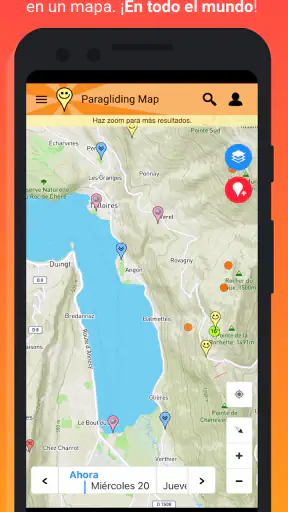Paragliding Map screenshot