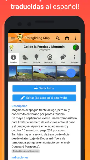 Paragliding Map screenshot