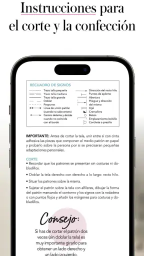 Patrones revista screenshot