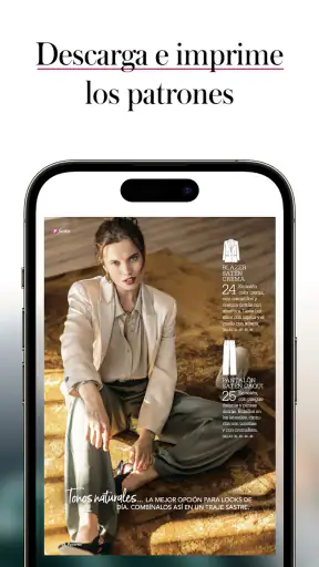 Patrones revista screenshot