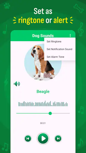 Perro Sonido Fondo de pantalla screenshot